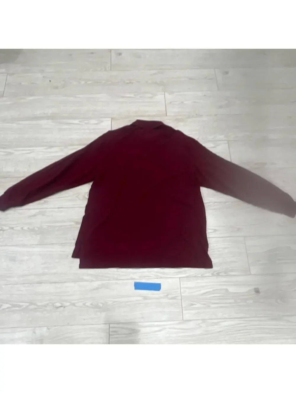 BIG TALL Polo Ralph Lauren Men's Maroon Red Cotton Long Sleeve Polo XLT $89